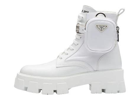 prada monolith white|Prada monolith boots.